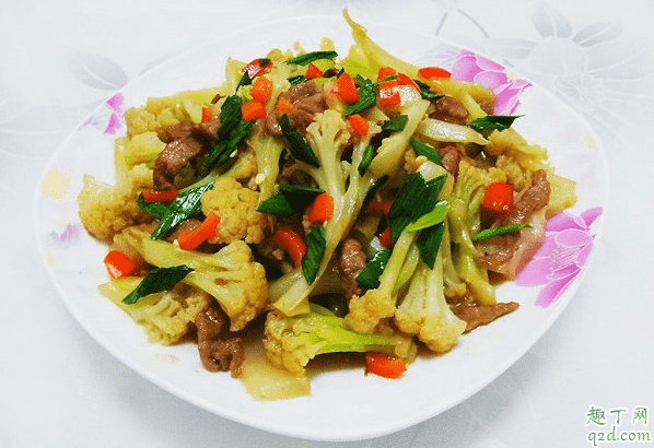 花菜炒肉用什么肉比較好 炒花菜的肉肥一點好還是瘦一點好1