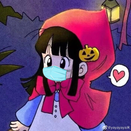 口罩頭像情侶動漫無水印版 2020戴口罩情侶頭像最新一男一女10