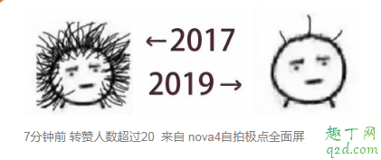 2017-2019什么梗 為什么朋友圈都在發2017到2019的對比照4