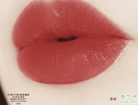 TF黑金細管28什么顏色 TF新品黑金細管28口紅試色5
