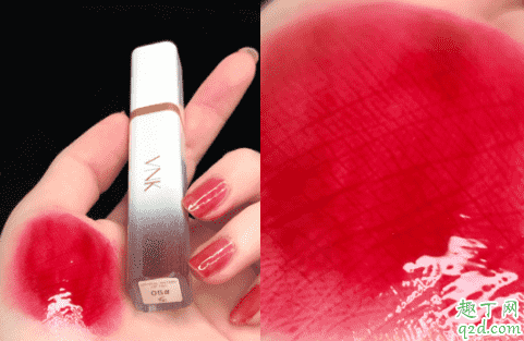 vnk水光唇釉05什么顏色 vnk水光唇釉05口紅試色2